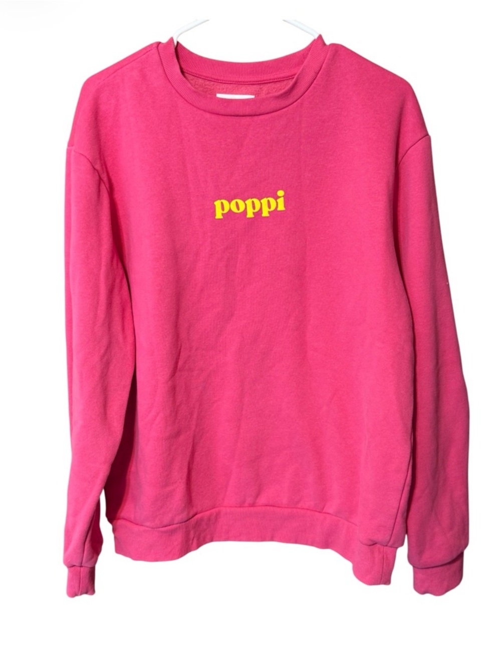Poppi Target Sweatshirt M Pink Soda Flavors Graphic Crewneck